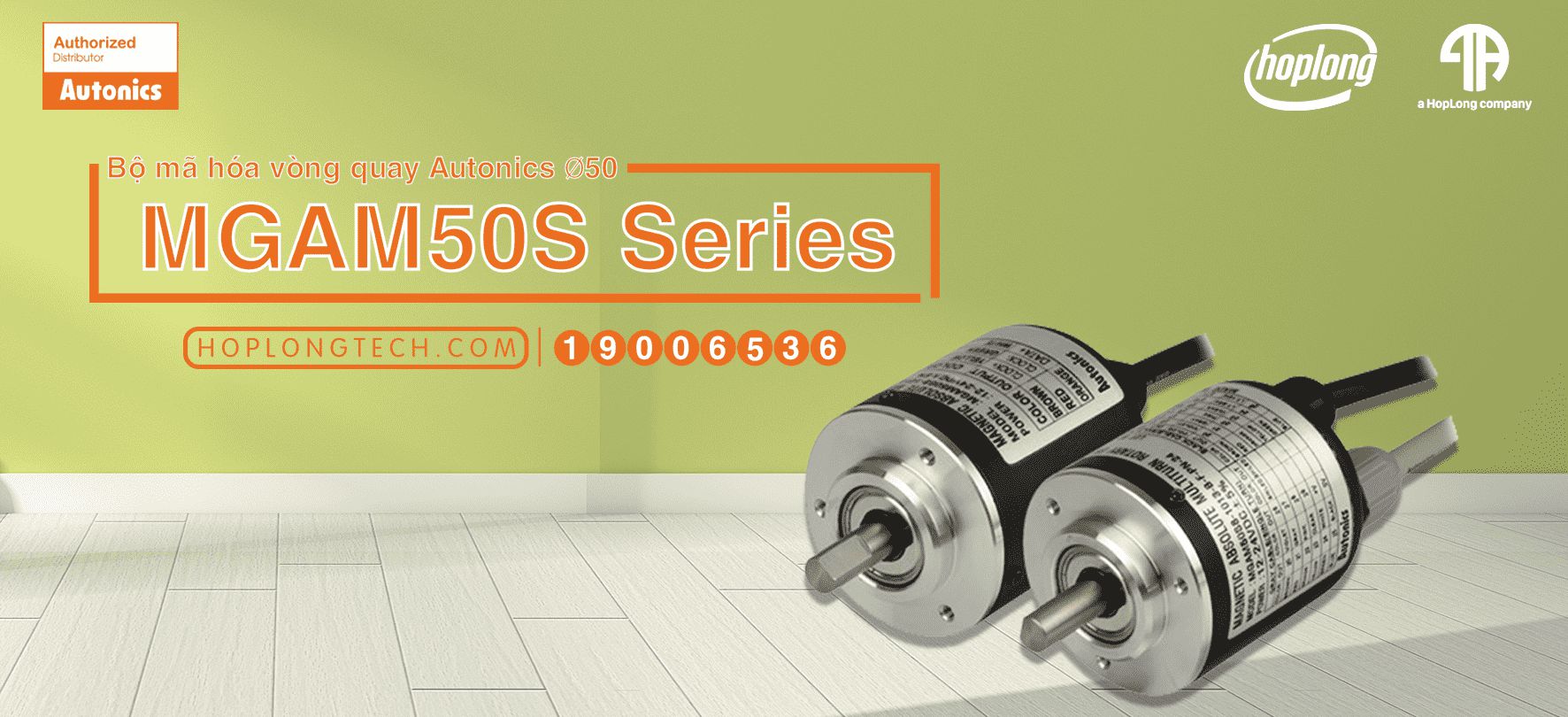 [NEW] Bộ mã hóa vòng quay Autonics Ø50 (Multi-Turn) loại tuyệt đối có từ tính - MGAM50S Series